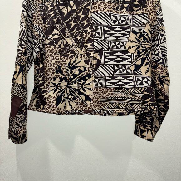 Vintage 100% Silk Button-Up Jacket – Size SP (Small Petite) - Picture 9 of 13